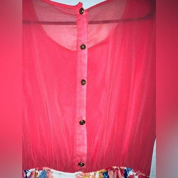EMMELEE FLORAL SUMMER DRESS- size SMALL - Picture 5 of 6